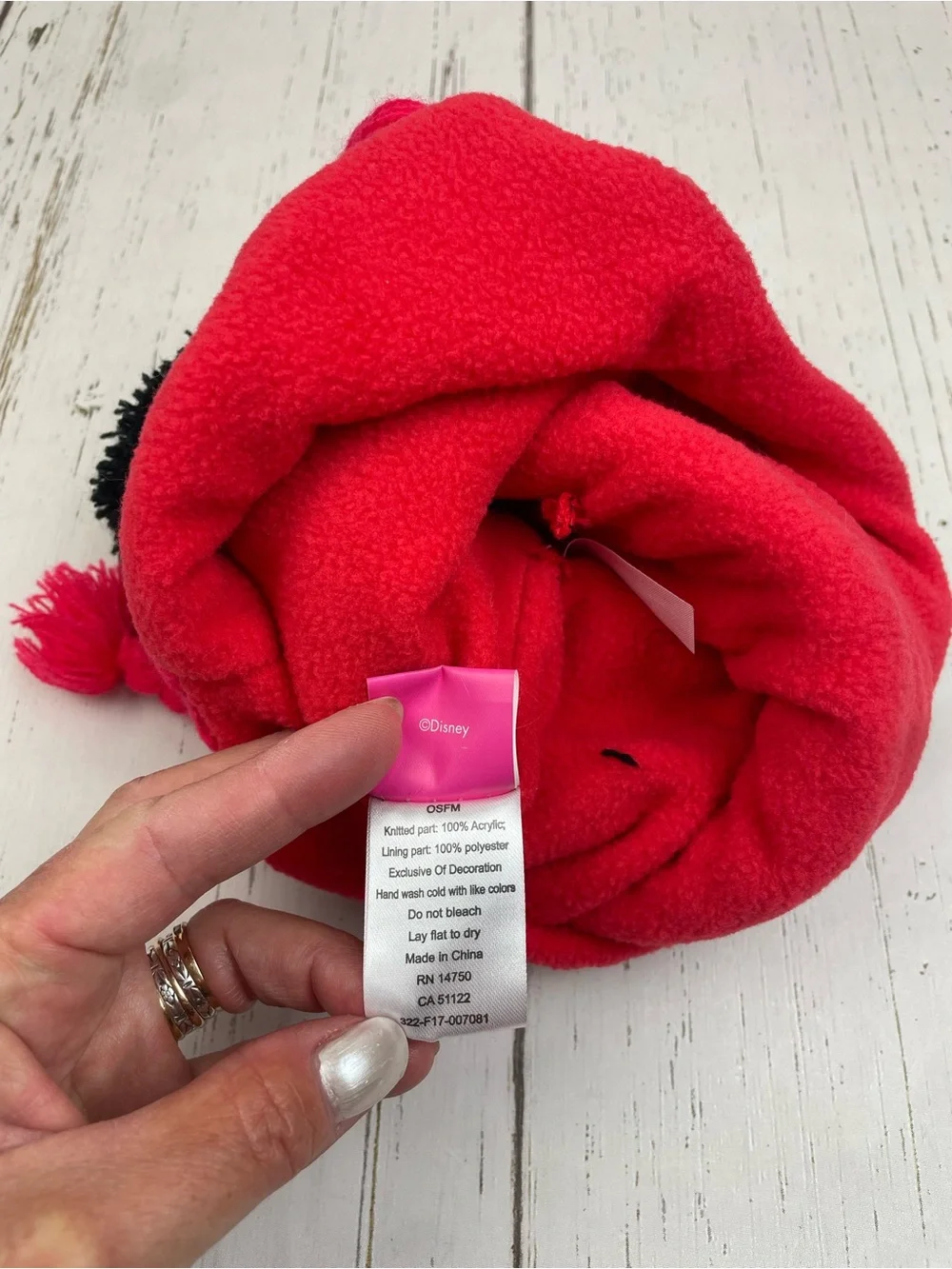 Disney‎ Minnie Mouse Knit/Fleece Hat